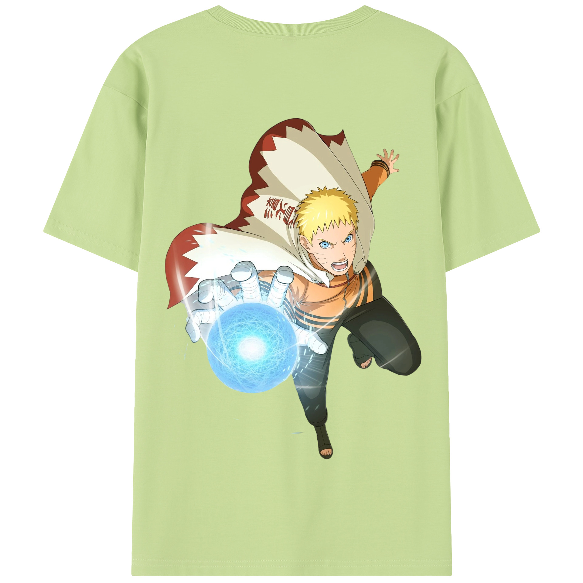 （画像用） NARUTO -ナルト- うずまき ナルト Uzumaki Naruto 綿100％半袖Tシャツ（背面プリント）